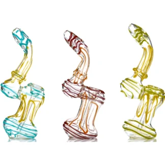 BUB32 - 7" Multi Color Swirl Bubbler (PACK OF 3)