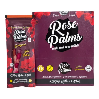 Rose Palms 2 King Rolls+1 Stick (Box of 20)