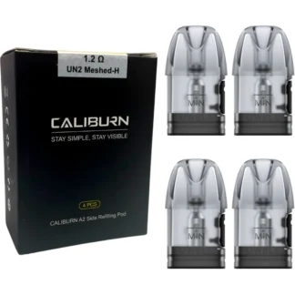 UWELL Caliburn A2 Side Refillling 1.2 OHM UN2 Meshed-H Pod (4Ct)