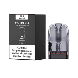 UWELL Caliburn G3 Refillable 0.6OHM Meshed Pod (4Ct)