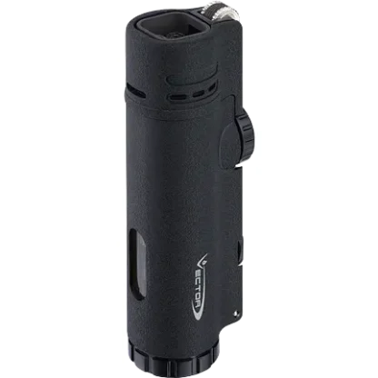 Vector Lighter WARCRAFT 05 Black Crackle Matte