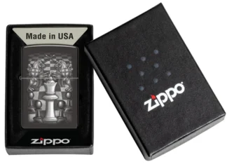 Zippo Lighter 48762 Chess Design