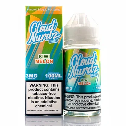 Cloud Nurdz Iced Melon Kiwi E-Juice (100ml)