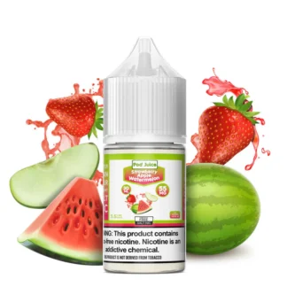 Pod Juice Salt Nic Strawberry Apple Watermelon E-Juice (30ml)
