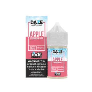 Daze Reds Apple Salt Nic Strawberry Iced E-Juice (30ml)