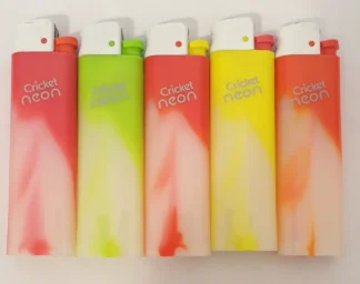 Cricket Neon Lighters (Pack of 50)