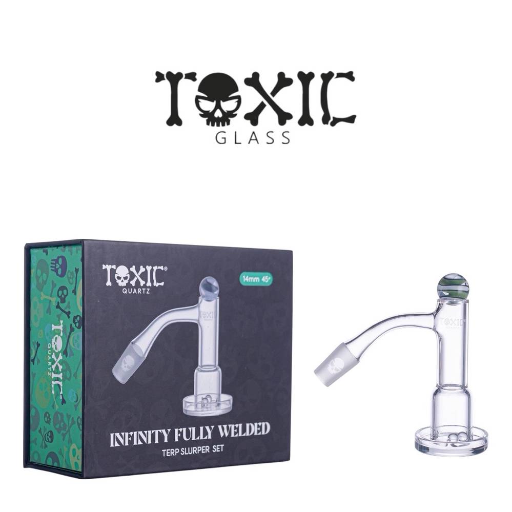 TXQB19 - Toxic 14MM 45° Infinity Fully Welded Terp Slurper Set