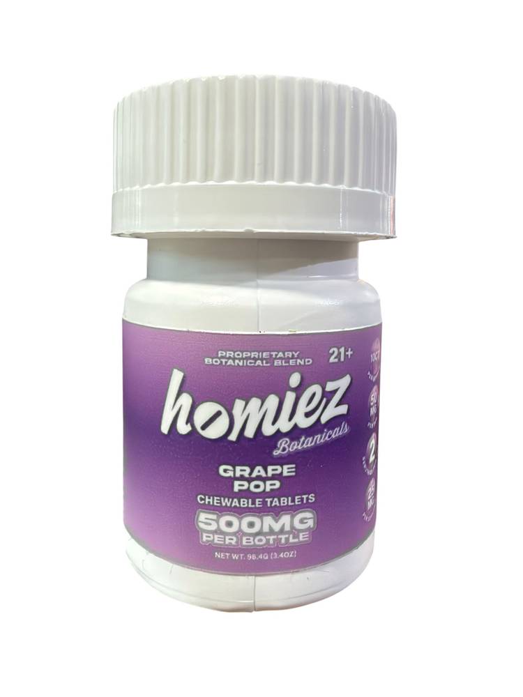 Homiez Botanicals 50MG Per Tab Chewable Tablets (10ct)