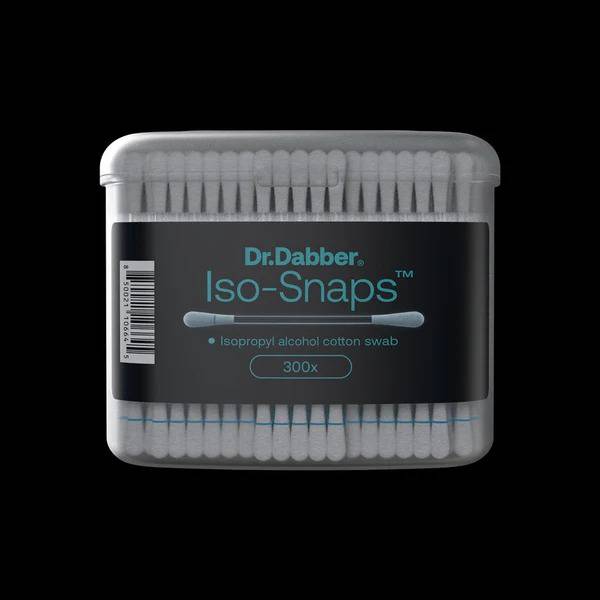 Dr.Dabber ISO-Snaps Isopropyl Alcohol Cotton Swab (300ct)